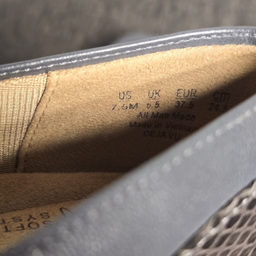 LifeStride Deja Vu Gray Ballet Flats Women Soft System Comfort insole Size 7.5W - Picture 7 of 7